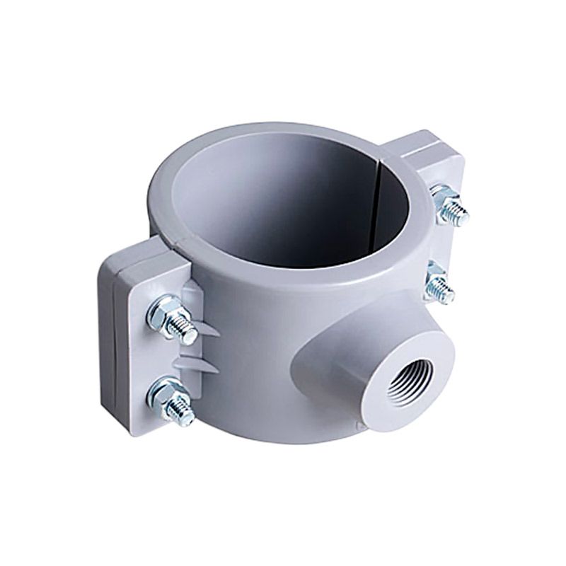Abrazadera Pvc Con Tornillo De 3"