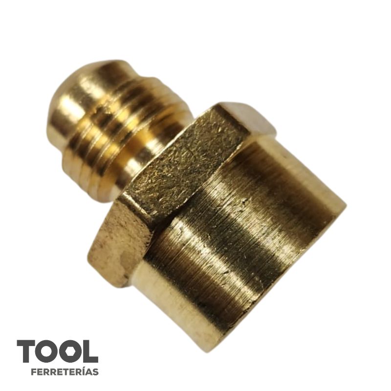 Niple Campana Bronce 1/4" Fler X 1/4" Npt, S/M,46F-04-04