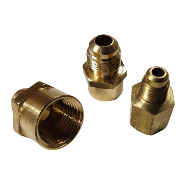 Niple Campana Bronce 1/4" Fler X 1/4" Npt, S/M,46F-04-04