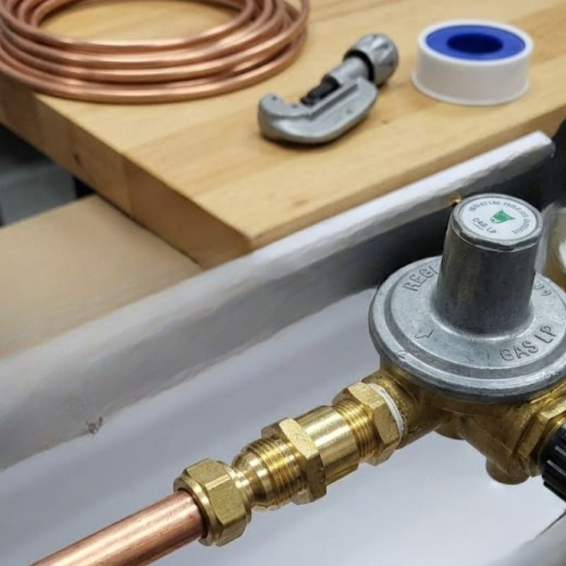 Niple Campana Bronce 3/8" Fler X 1/2" Npt, S/M, 46F-06-08