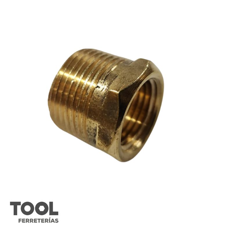 Reducción Bushing Bronce 1/4" X 1/8" Npt, S/M ,110B-04-02