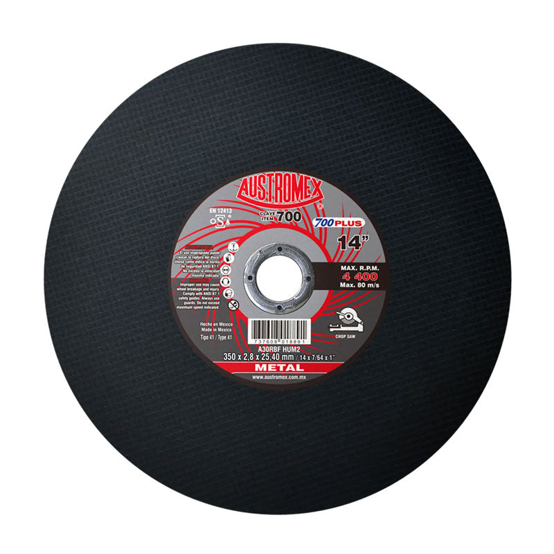 700 Disco Plano 14" X 2.8 Mm Metal Easy-Cut