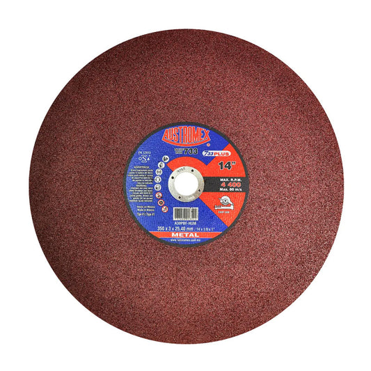 733 Disco Plano Corte Hueco-Solido 14" X 1/8" X 1" Autromex