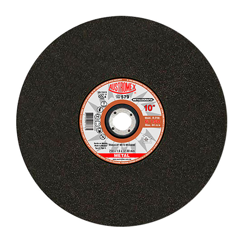 579 Disco Plano Metal 10 X 1/16 X 1.1/4" Austromex