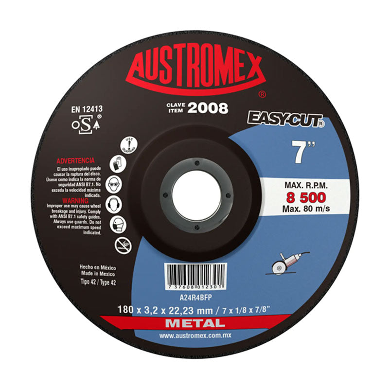 2008 Disco Metal C/Cazuela 7" X 1/8" X 7/8"