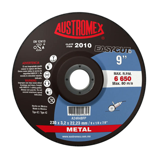 2010 Disco Metal C/Cazuela 9" X 1/8" X 7/8"