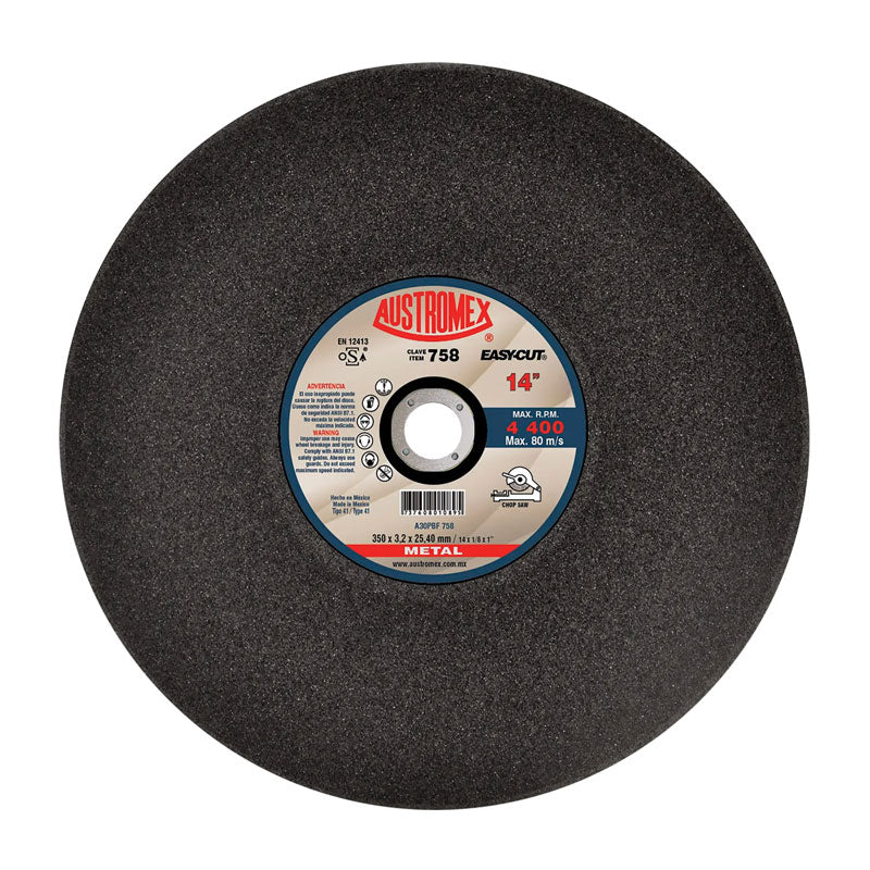 758 Disco Metal Plano 14" X 1/8" X 1" Austromex