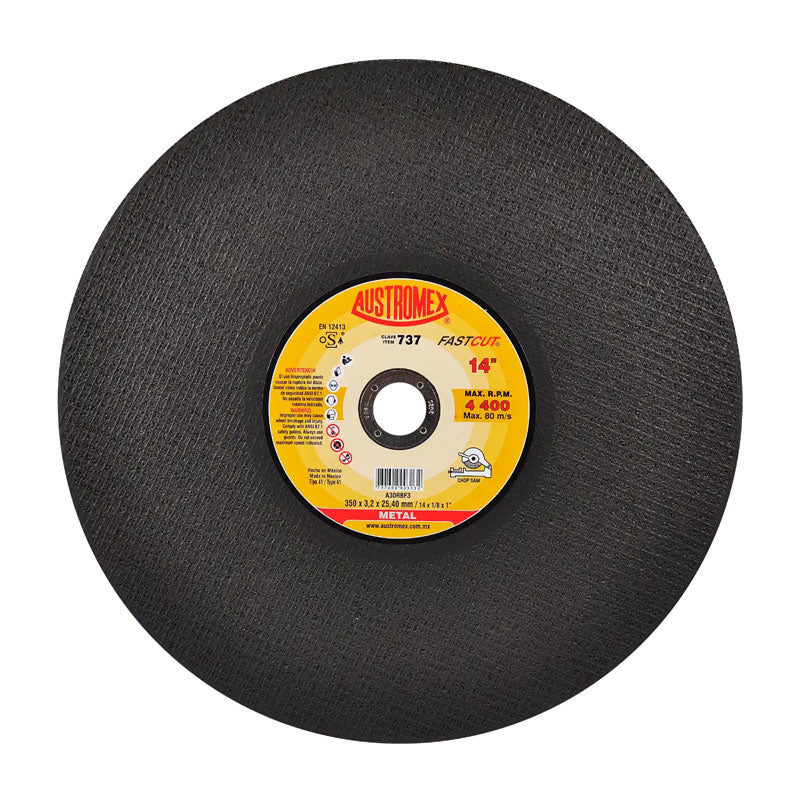 737 Disco Metal Plano 14" X 1/8" X 1" Austromex