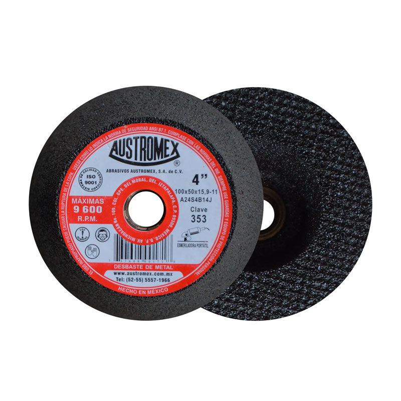 353 Piedra Copa P/Metal 4" X 2" X 5/8" Austromex