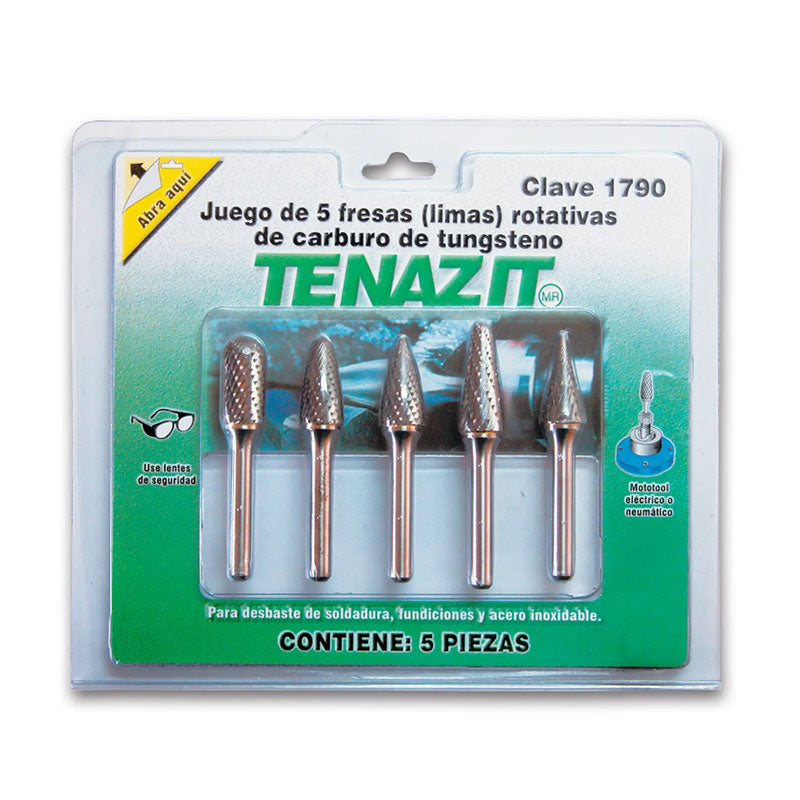 1790 Jgo. 5 Limas Rotativas Tenazit