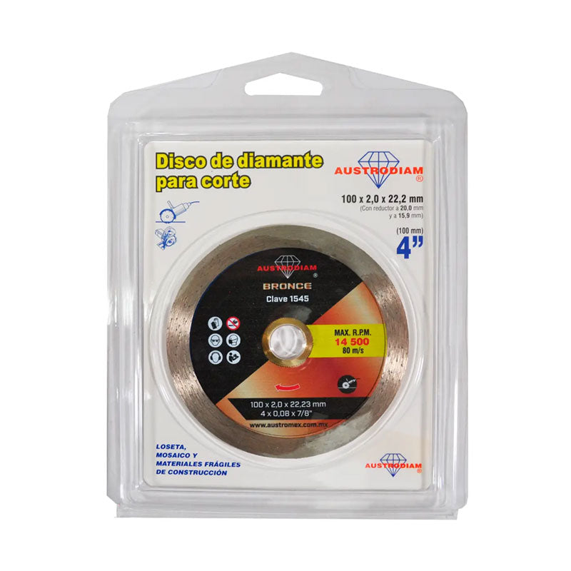 1545 Disco Diam.100x2x22.2 Continuo Loseta/Mosaico