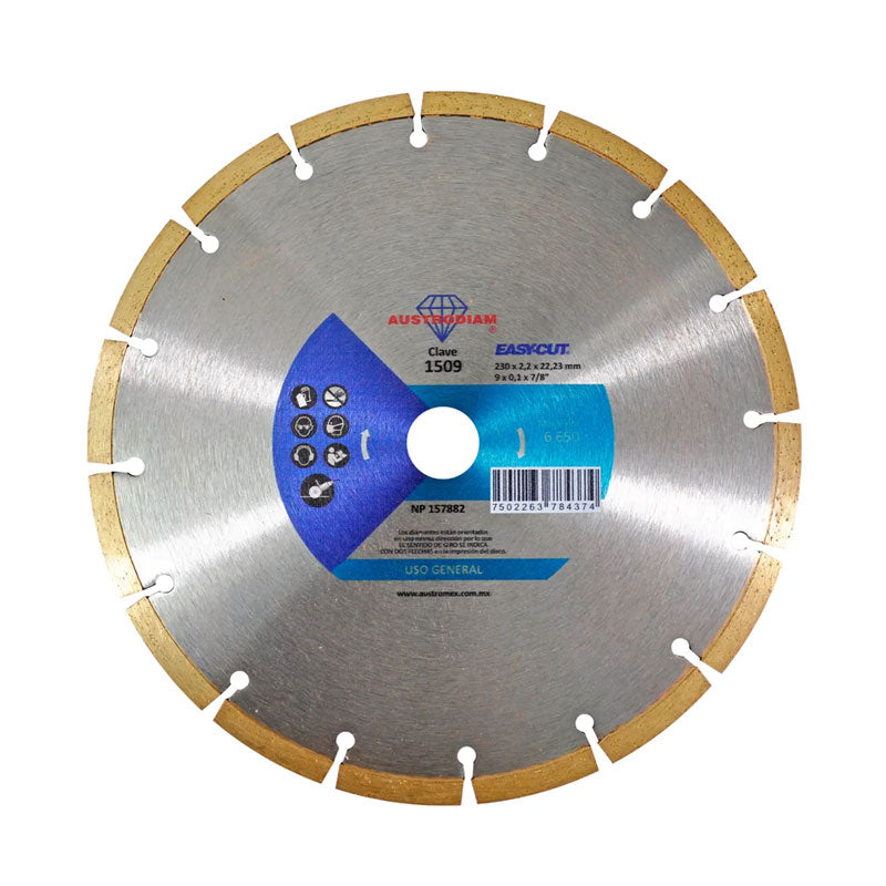 1509 Disco Diam. 230x2x22.2 Easy-Cut P/Uso Gral