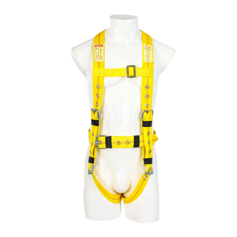 Arnés completo con 1 argolla tipo "D", 101-NGA-1 Bandas el tigre