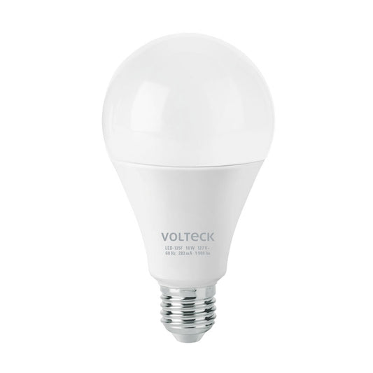 Lámpara LED tipo bulbo A19 de 18 W, luz de día, 46222 Volteck LED125F