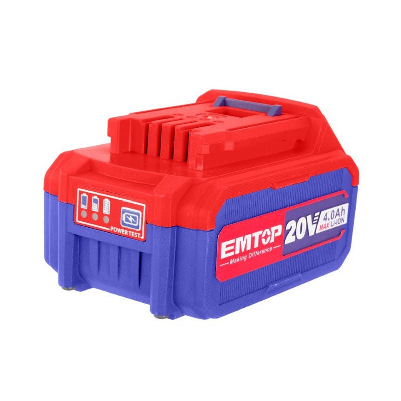Bateria iones litio 4.0 ah EBPK20021 Emtop - Tool Ferreterías / Ferretodo - Herramientas y material de construcción.