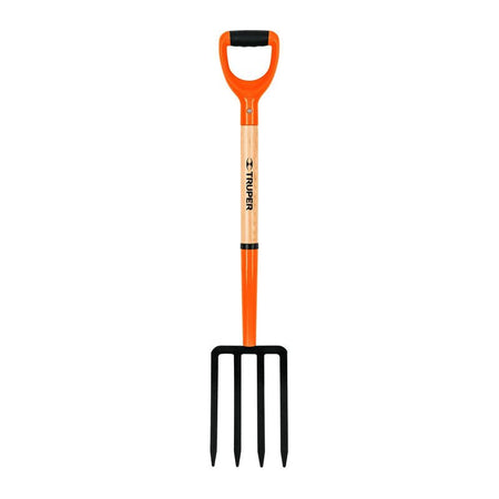 Bieldo Para Jardín, 4 Dientes, Puño T2000, Con Tpr, Mango 28 - Tool Ferreterías / Ferretodo - Herramientas y material de construcción.