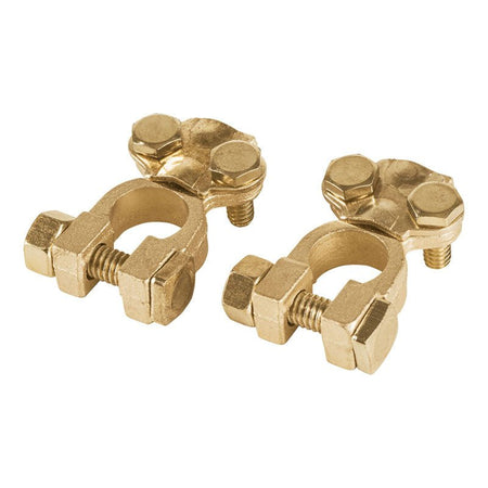 Blíster con 2 terminales para batería, latón poste superior, 23042 Pretul TEBA 3 - Tool Ferreterías / Ferretodo - Herramientas y material de construcción.