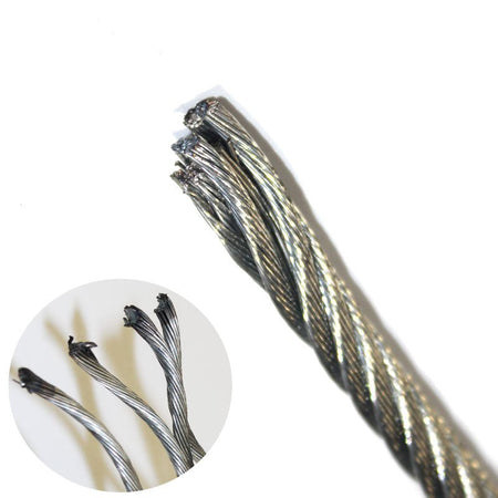 Cable De Acero Galvanizado Alma De Acero De 3/8" 6 X 19 - Tool Ferreterías / Ferretodo - Herramientas y material de construcción.