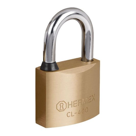 Candado De Latón, 40Mm, Gancho Corto, Llave Puntos, Blíster - Tool Ferreterías / Ferretodo - Herramientas y material de construcción.