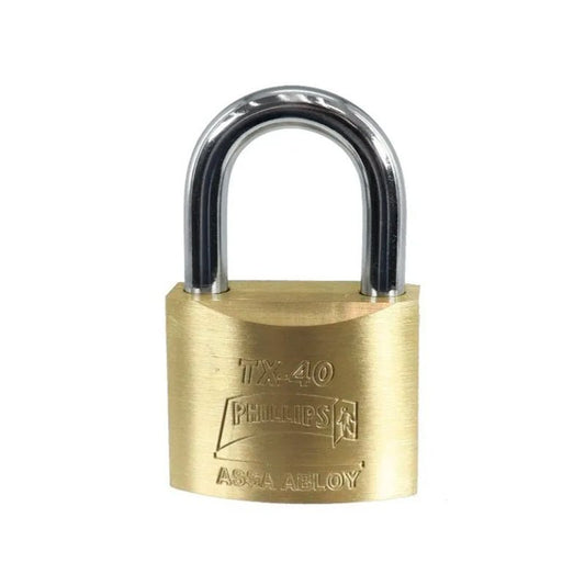 Candado Latón Tx 40 Phillips Mx477 Mx453 Blister - Tool Ferreterías / Ferretodo - Herramientas y material de construcción.