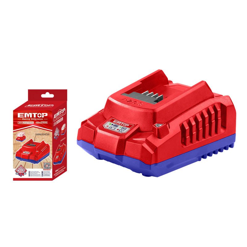 Cargador rapido intelig. 2.0a 20v ULFCR20200 Emtop - Tool Ferreterías / Ferretodo - Herramientas y material de construcción.