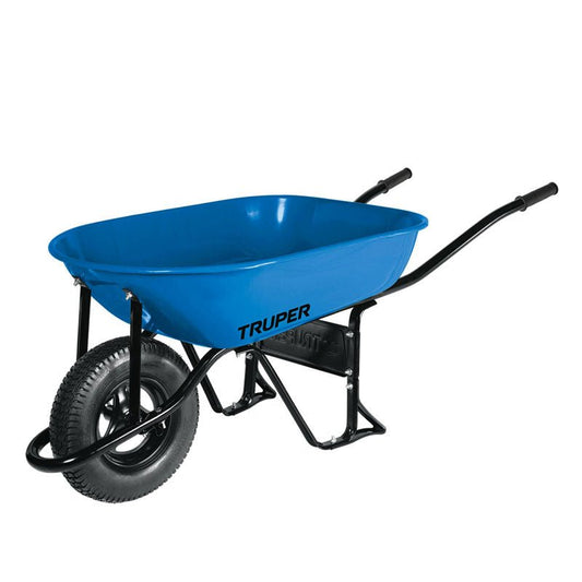 Carretilla 5.5 Ft3 Neumática, Bastidor Tubular, Truper - Tool Ferreterías / Ferretodo - Herramientas y material de construcción.