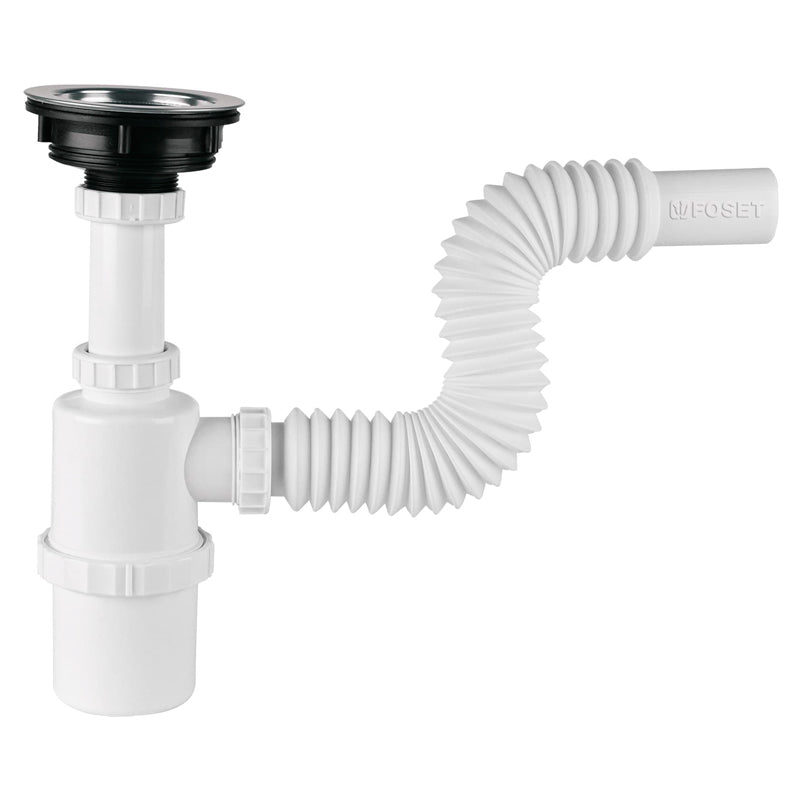 Céspol de bote con contracanasta de acero inoxidable para fregadero, 49506 Foset CE 292 - Tool Ferreterías / Ferretodo - Herramientas y material de construcción.