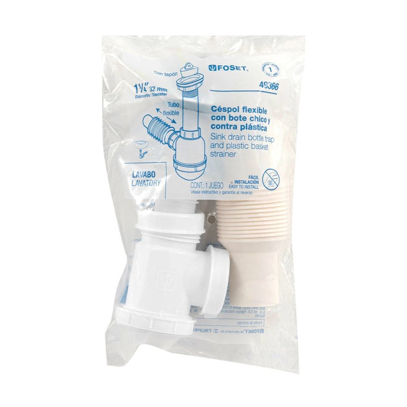 Céspol De Bote Para Lavabo Con Contra De 1 1/4", Ce218 Foset 49366 - Tool Ferreterías / Ferretodo - Herramientas y material de construcción.