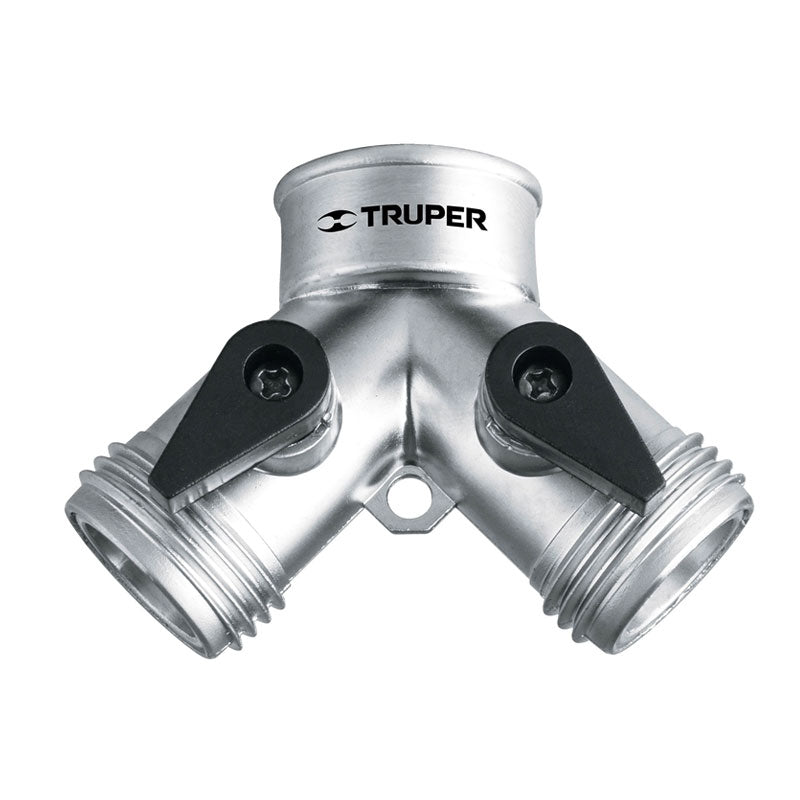Conector "Y" 3/4" Metálico Para Manguera, Truper - Tool Ferreterías / Ferretodo - Herramientas y material de construcción.