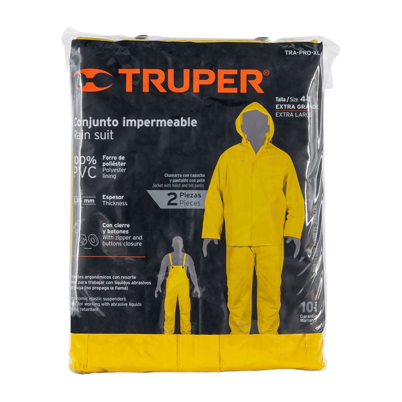 Conjunto Impermeable Doble Capa, Talla Xg, Truper - Tool Ferreterías / Ferretodo - Herramientas y material de construcción.