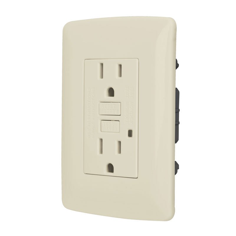 Contacto dúplex falla a tierra GFCI, color marfil, línea Italiana, 46145 Volteck CODO GFCII - Tool Ferreterías / Ferretodo - Herramientas y material de construcción.