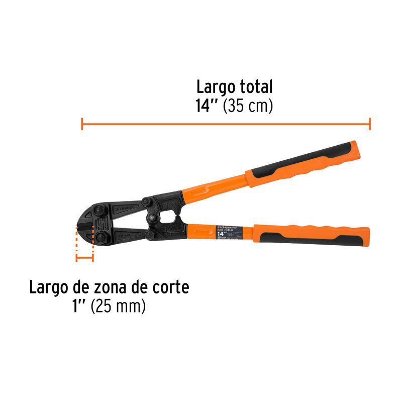 Cortapernos de 14", profesional, 12831 Truper CP 14X - Tool Ferreterías / Ferretodo - Herramientas y material de construcción.