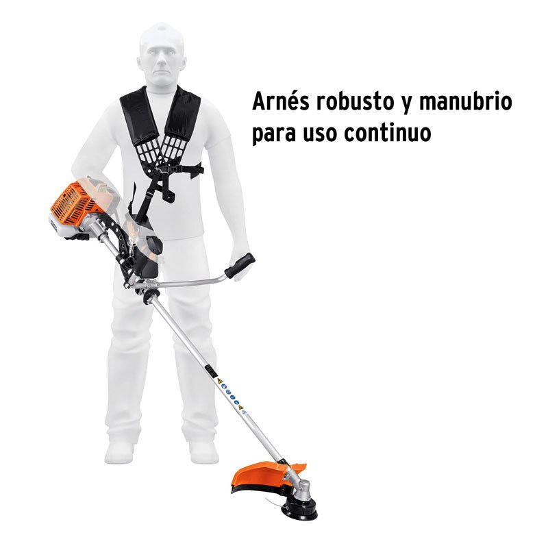 Desmalezadora A Gasolina 63 Cc Mango Tipo "Bici", 17" Corte - Tool Ferreterías / Ferretodo - Herramientas y material de construcción.