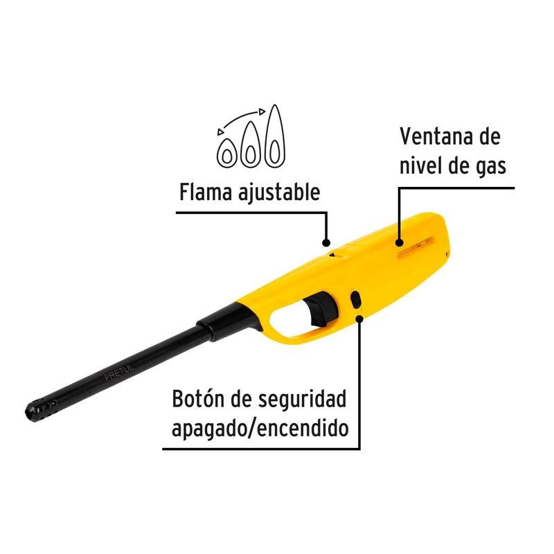 Encendedor para cocina de 27 cm, 25130 Pretul ENC 27 - Tool Ferreterías / Ferretodo - Herramientas y material de construcción.