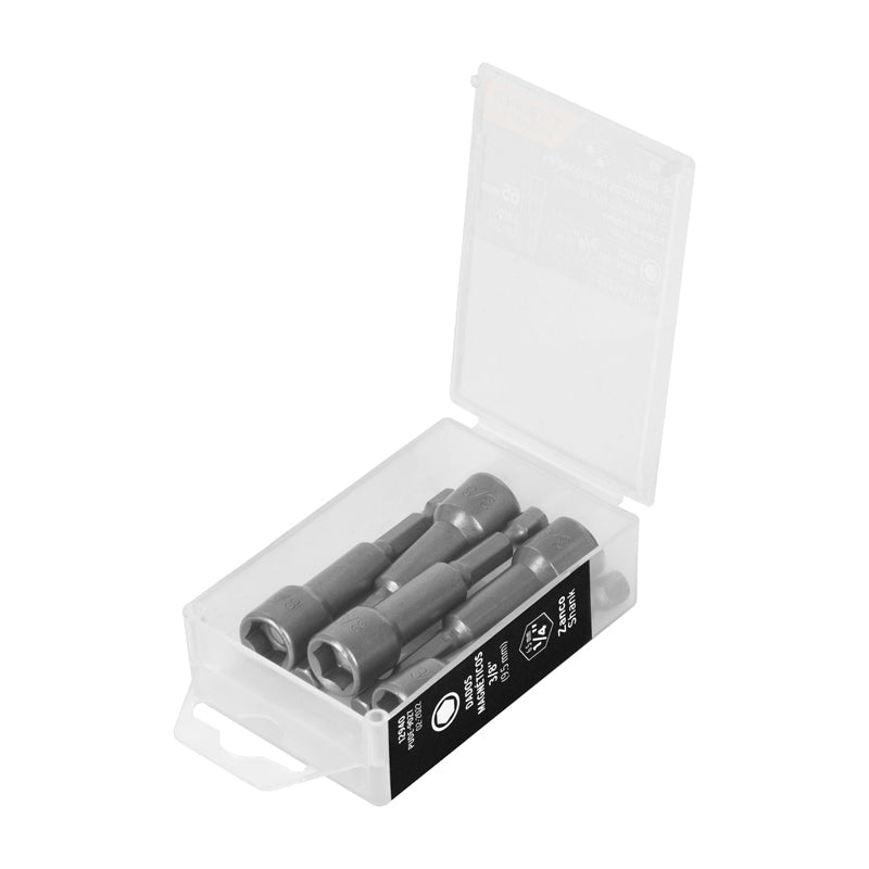 Estuche con 5 dados magnéticos de 3/8" largo 2 1/2", 12940 Truper Expert PUDE 9027 - Tool Ferreterías / Ferretodo - Herramientas y material de construcción.