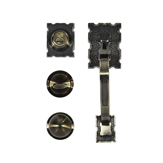 Gatillo Yale Caibe Llave/Mariposa Latón Antiguo Mx87552 - Tool Ferreterías / Ferretodo - Herramientas y material de construcción.