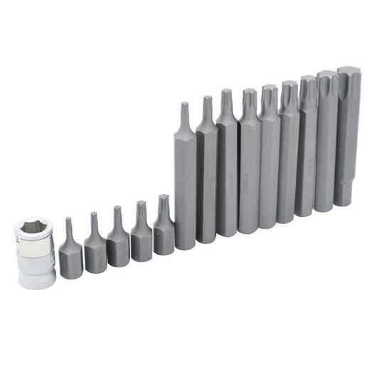 Juego 15 Puntas Torx Hexagonales 3/8" J230 Urrea - Tool Ferreterías / Ferretodo - Herramientas y material de construcción.