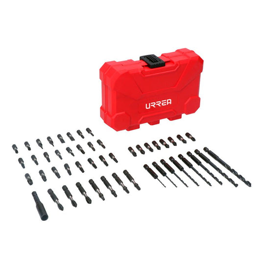 Juego 48 puntas y accesorios sistema amortiguador, JUP48 urrea - Tool Ferreterías / Ferretodo - Herramientas y material de construcción.