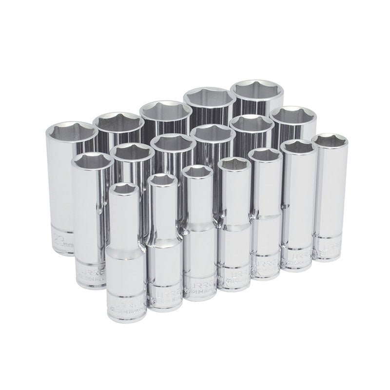 Juego de 18 Dados largos cuadro de 1/2" 6 puntas, métricos, 54203 Urrea - Tool Ferreterías / Ferretodo - Herramientas y material de construcción.