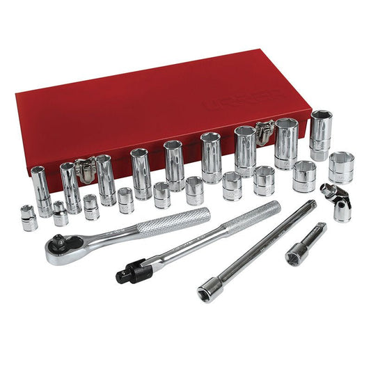 Juego de 25 dados y accesorios de 3/8?, 5200CL Urrea - Tool Ferreterías / Ferretodo - Herramientas y material de construcción.