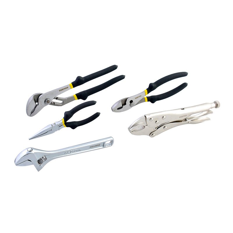 Juego De 5 Pinzas P05 Surtek - Tool Ferreterías / Ferretodo - Herramientas y material de construcción.