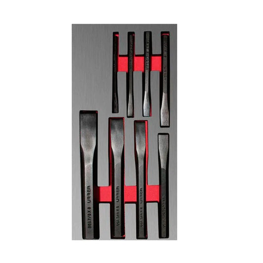 Juego De 8 Cinceles Con Bandeja Lámina Ch122L Urrea - Tool Ferreterías / Ferretodo - Herramientas y material de construcción.