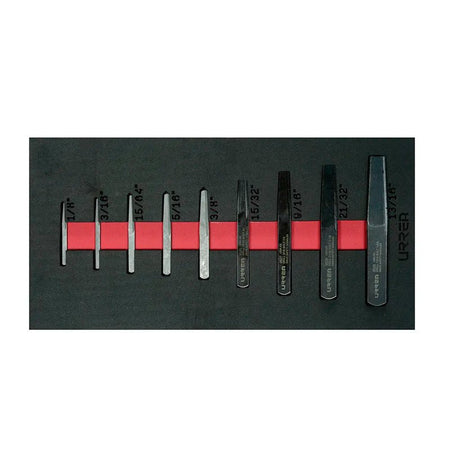 Juego De 9 Extractores Rectos Para Tubo Ch132 Urrea - Tool Ferreterías / Ferretodo - Herramientas y material de construcción.