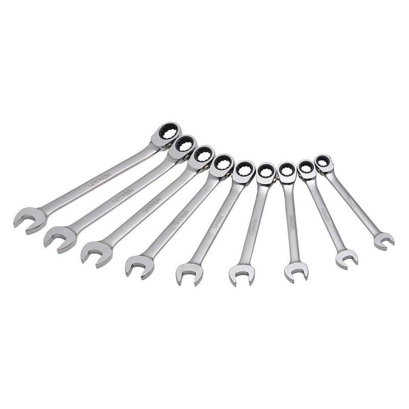 Juego de 9 llaves de matraca spline en pulgadas, JLMC9 Urrea - Tool Ferreterías / Ferretodo - Herramientas y material de construcción.