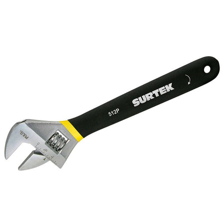 Llave ajustable cromada con mango grip de plastisol de 6", 508P Surtek - Tool Ferreterías / Ferretodo - Herramientas y material de construcción.