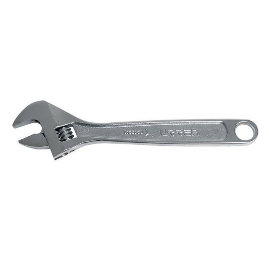 Llave ajustable de 4? cromada, 704 Urrea - Tool Ferreterías / Ferretodo - Herramientas y material de construcción.