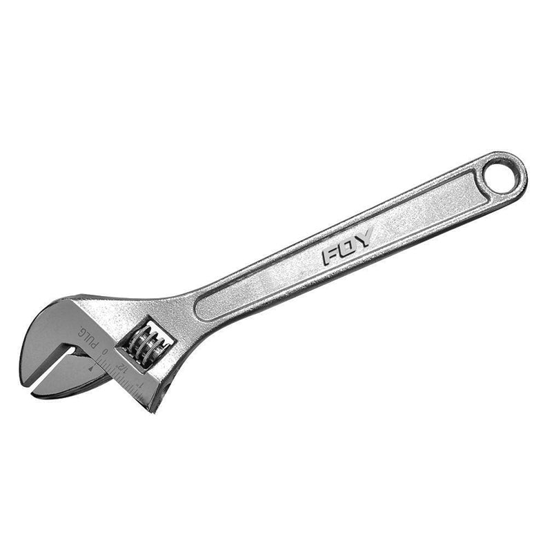 Llave ajustable de 8? cromada, 140408 Foy - Tool Ferreterías / Ferretodo - Herramientas y material de construcción.