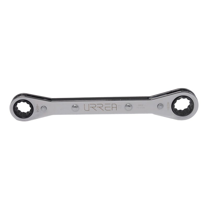 Llave estriás con matraca de 5/8" x 3/4", 1195 Urrea - Tool Ferreterías / Ferretodo - Herramientas y material de construcción.