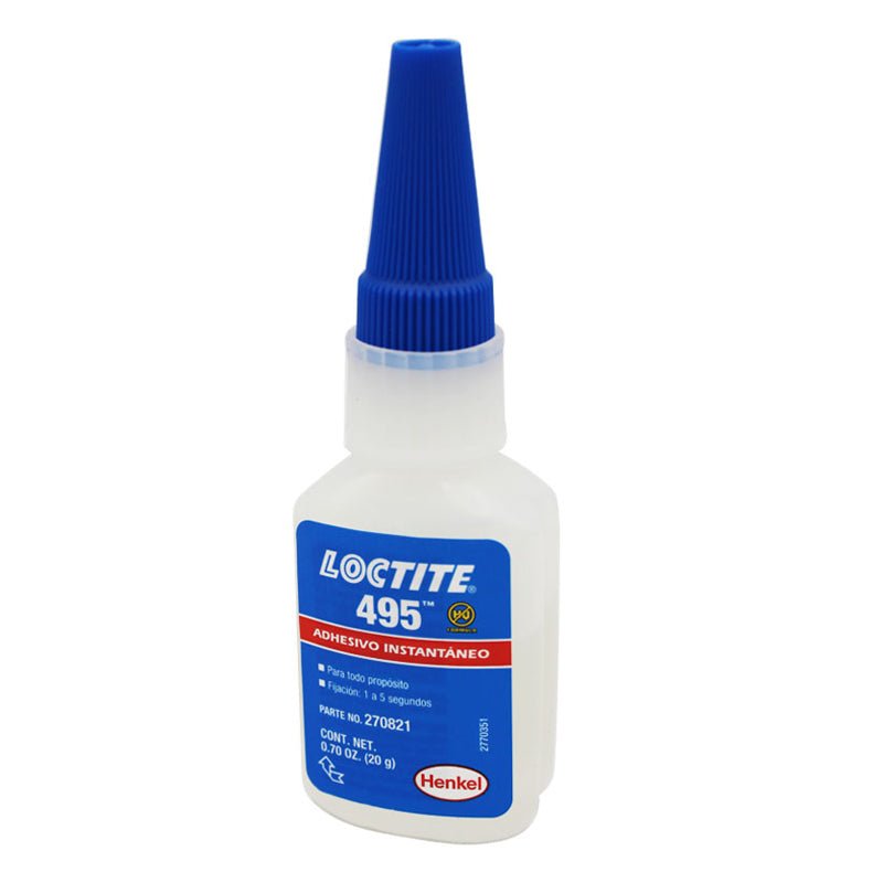 Loctite 495 Adhesivo Instantáneo De 20 Gramos - Tool Ferreterías / Ferretodo - Herramientas y material de construcción.