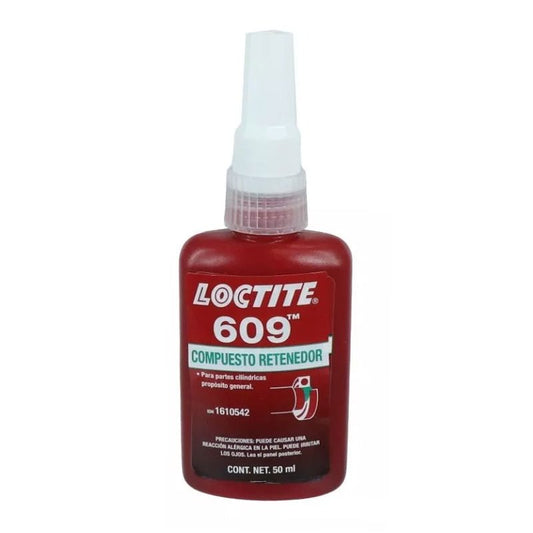 Loctite 609 Compuesto Retenedor De Propósito General De 50 Ml - Tool Ferreterías / Ferretodo - Herramientas y material de construcción.